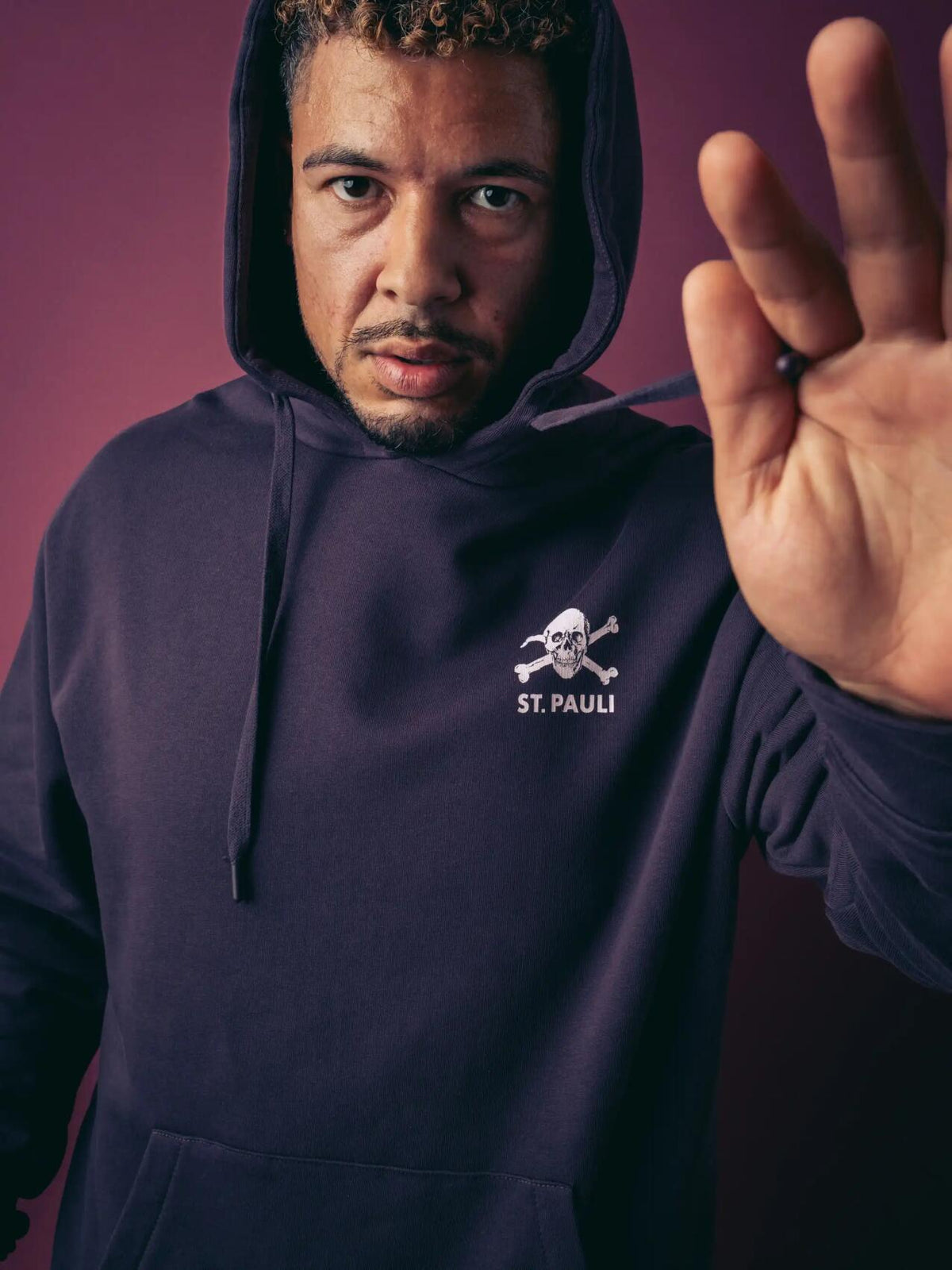 Kapuzenpullover "Plum / Rose"