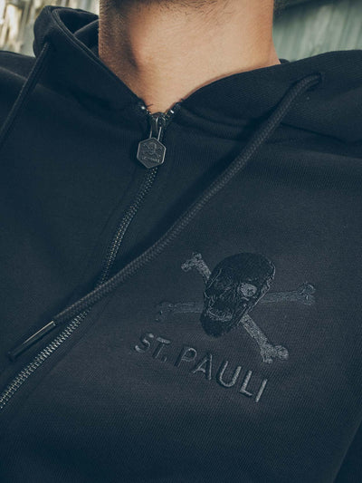 Kapuzenjacke "Back in Black"