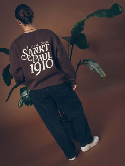 Sweater "Fussball Club 1910" braun