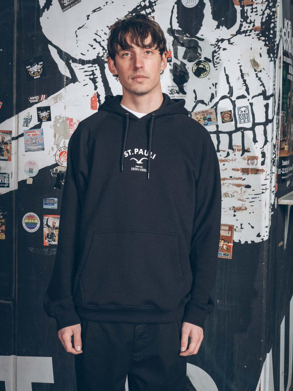 Kapuzenpullover "Clepto x St. Pauli 2.0" schwarz