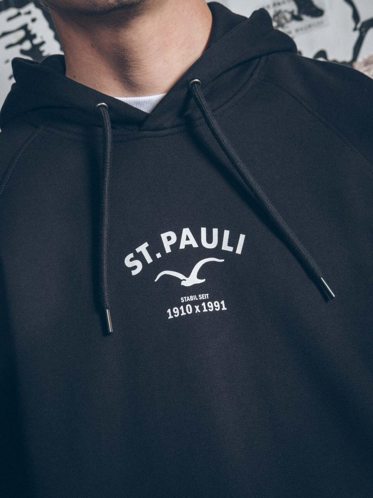 Kapuzenpullover "Clepto x St. Pauli 2.0" schwarz