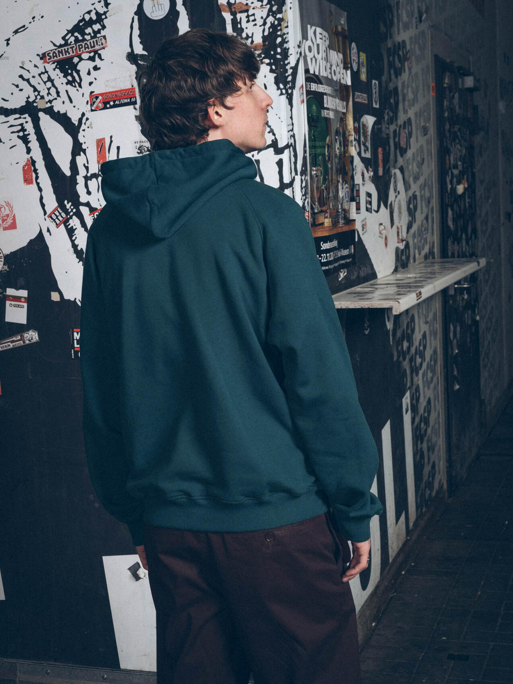 Kapuzenpullover "Clepto x St. Pauli 2.0" grün