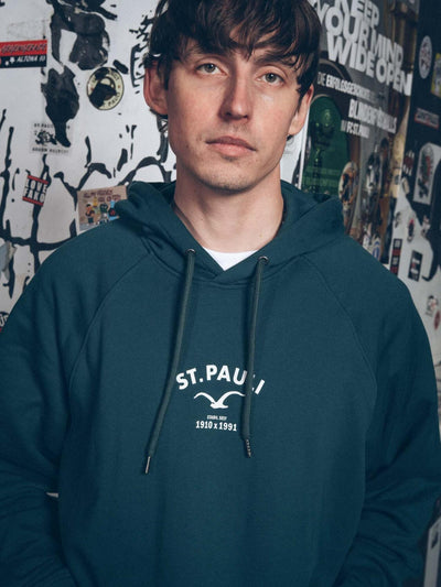 Kapuzenpullover "Clepto x St. Pauli 2.0" grün