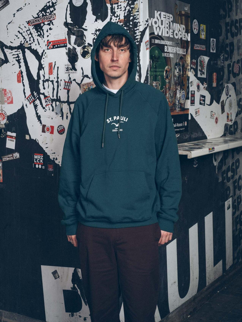 Kapuzenpullover "Clepto x St. Pauli 2.0" grün