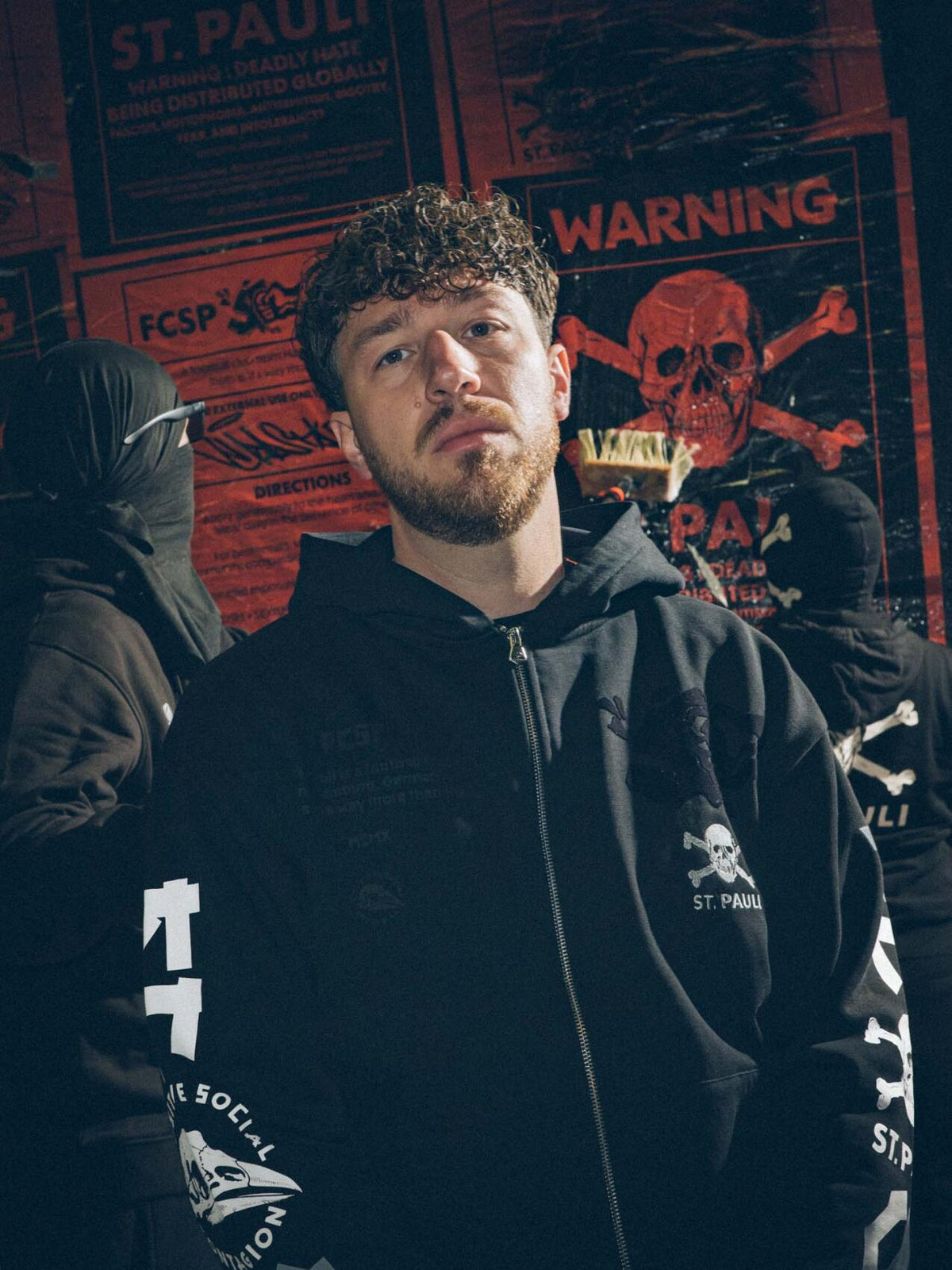 Kapuzenjacke "Jeff Staple x St. Pauli"