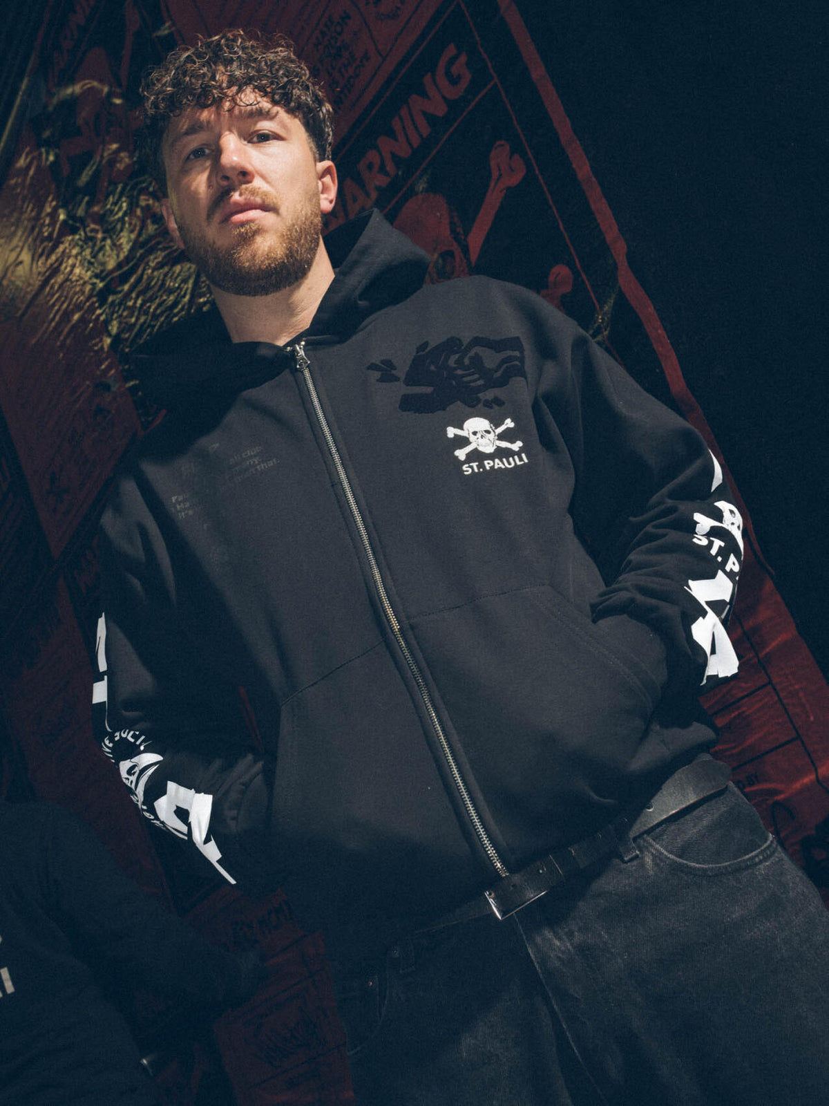 Kapuzenjacke "Jeff Staple x St. Pauli"