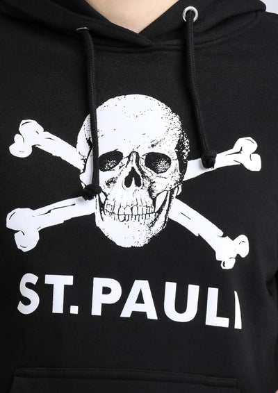 Kapuzenpullover tailliert Totenkopf I