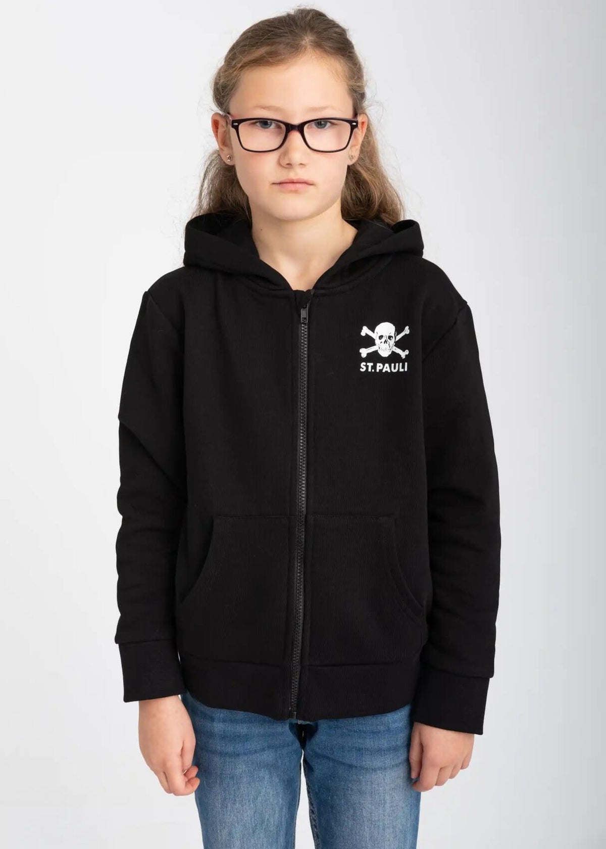 Kinder Kapuzenjacke Totenkopf