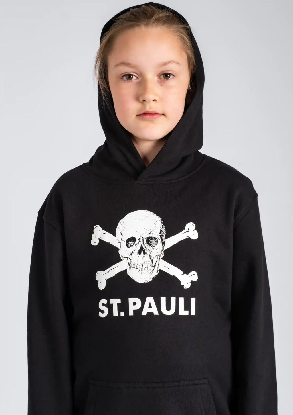 Kinder Kapuzenpullover Totenkopf