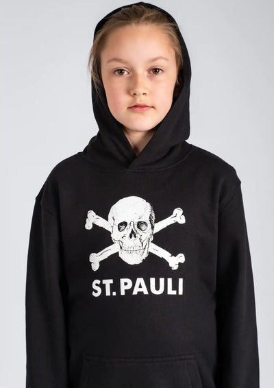 Kinder Kapuzenpullover Totenkopf