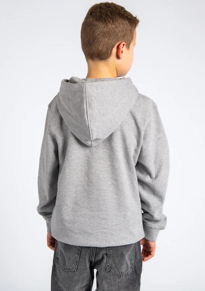 Kinder Kapuzenpullover Totenkopf Grau