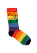 Socken Regenbogen Streifen