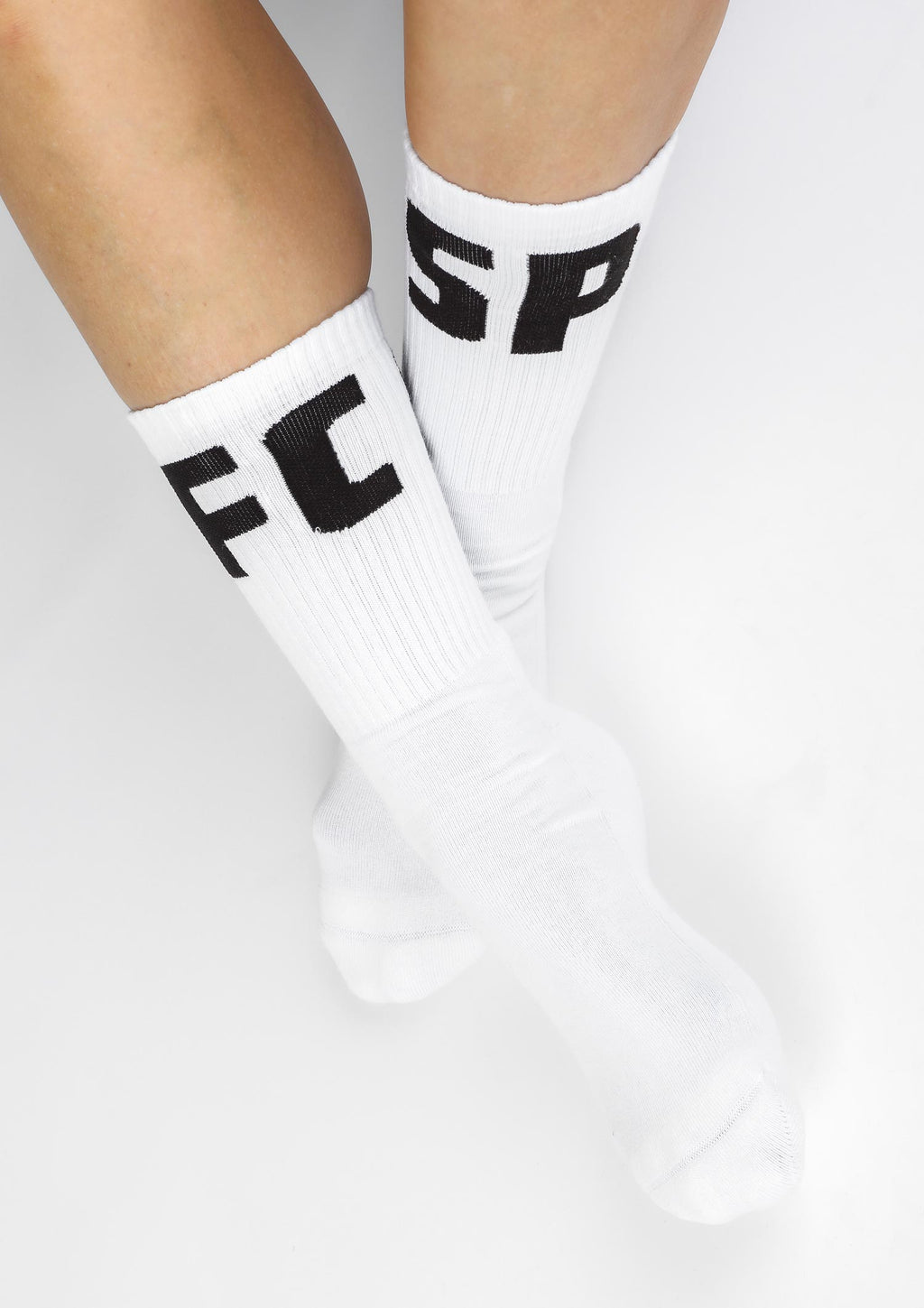 Tennissocken "FCSP" weiss-braun