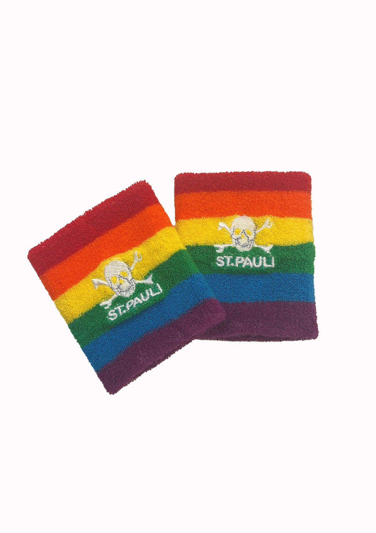 Schweißbänder Totenkopf Regenbogen