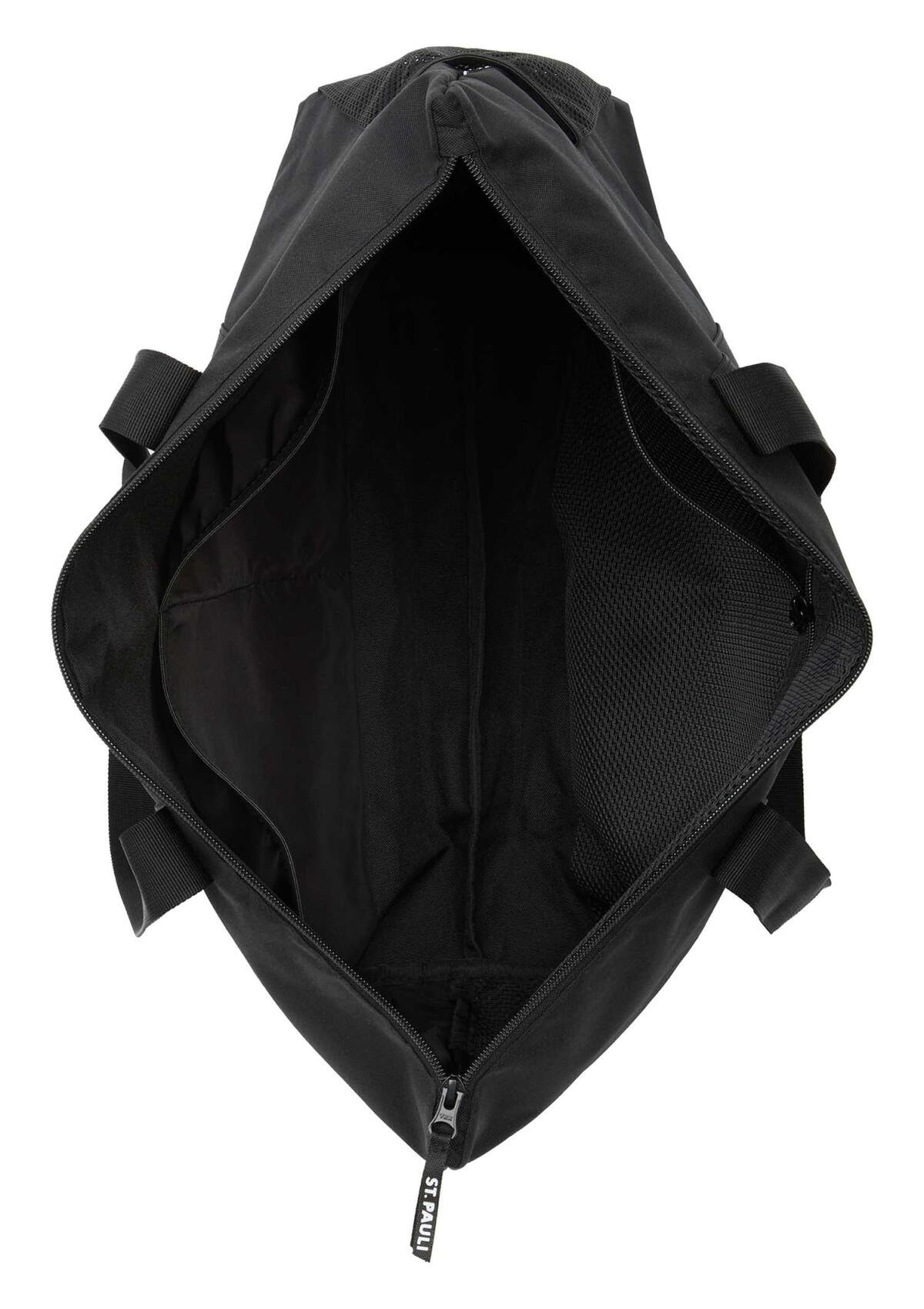 Schultertasche "ST. PAULI schwarz"