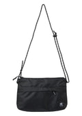 Schultertasche "Ripstop" schwarz