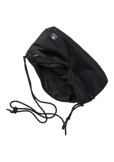 Schultertasche "Ripstop" schwarz
