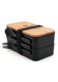 Lunchbox mit Besteck Totenkopf