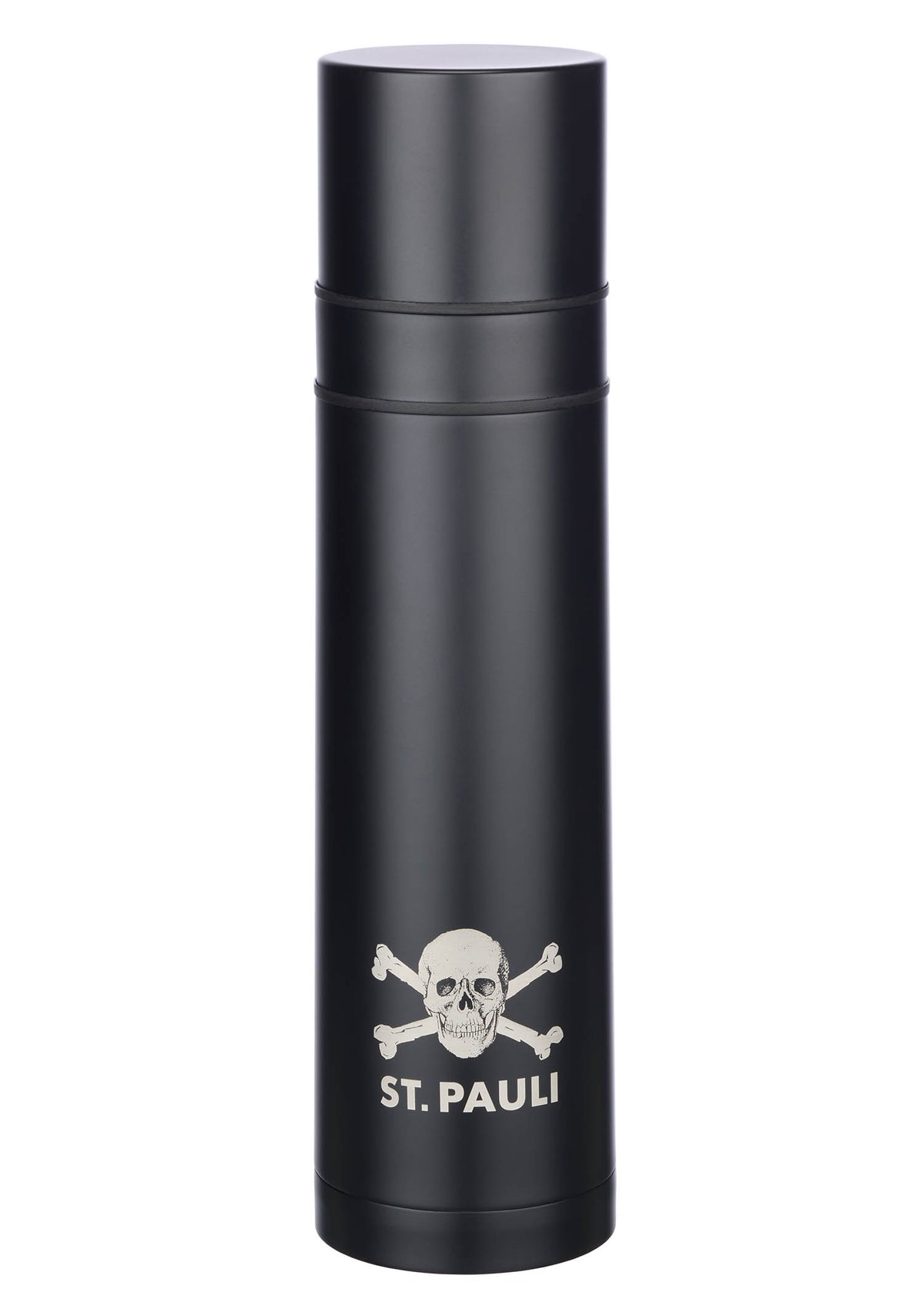 Thermoskanne mit 2 Bechern Totenkopf