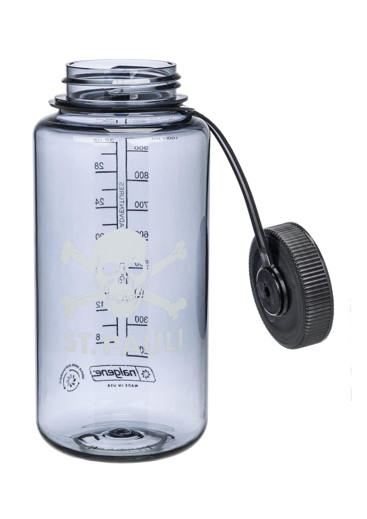 Trinkflasche Totenkopf 1L