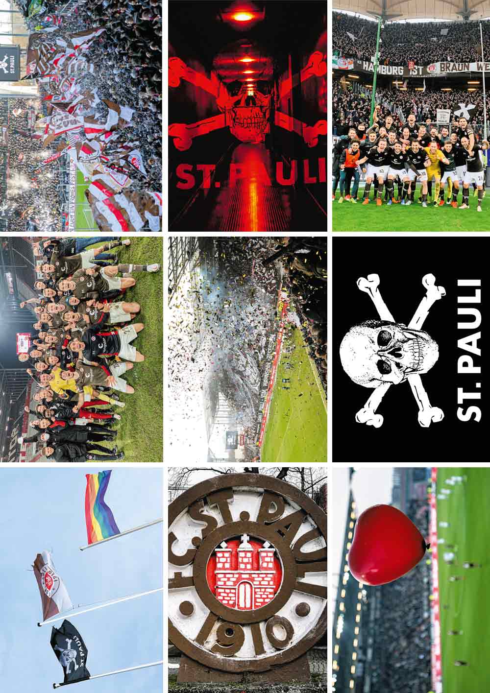 Postkarten Set I FC St. Pauli - 10 Stück