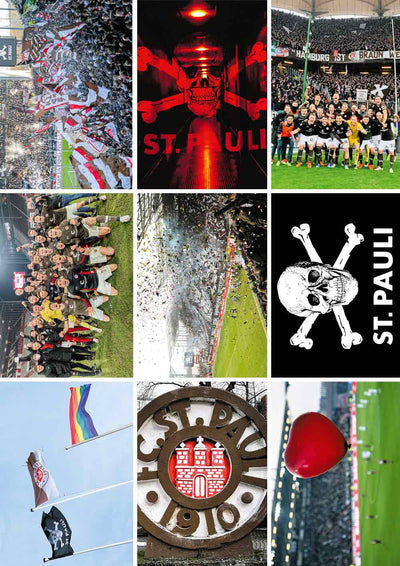 Postkarten Set I FC St. Pauli - 10 Stück