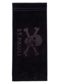 Badehandtuch Totenkopf schwarz