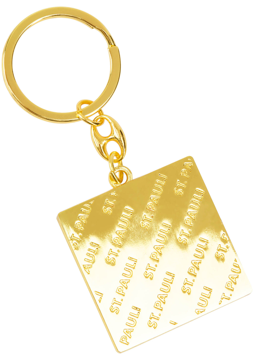 Schlüsselanhänger Totenkopf - gold