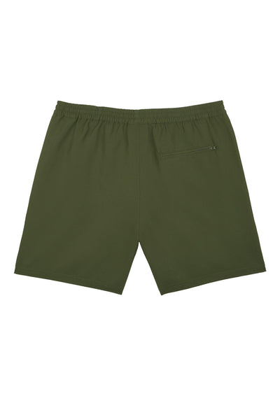 Badeshorts "Totenkopf" oliv