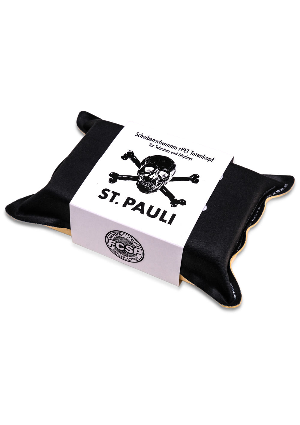 Scheibenschwamm rPET Totenkopf