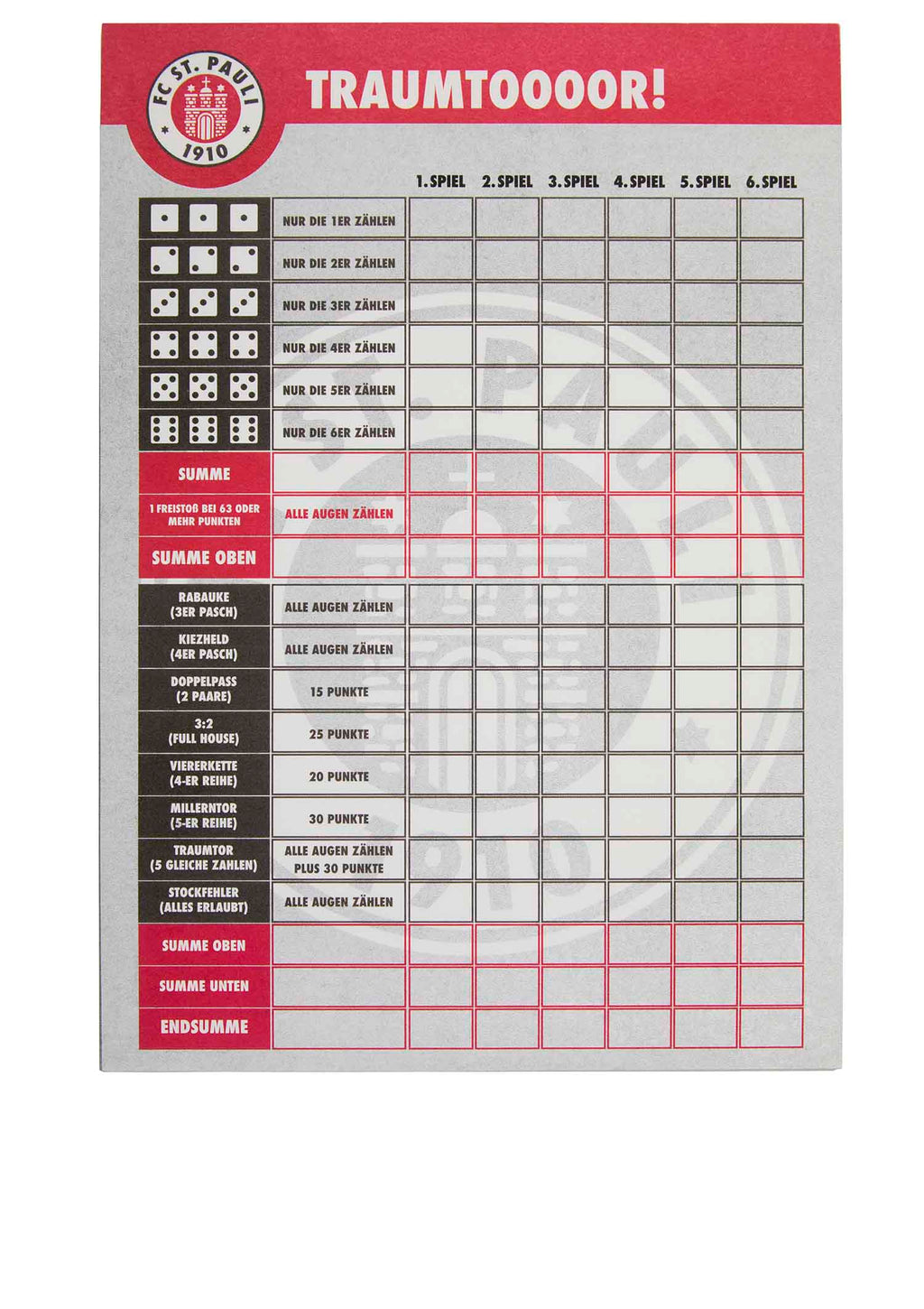 Spieleblock FSCP "Traumtor" 
