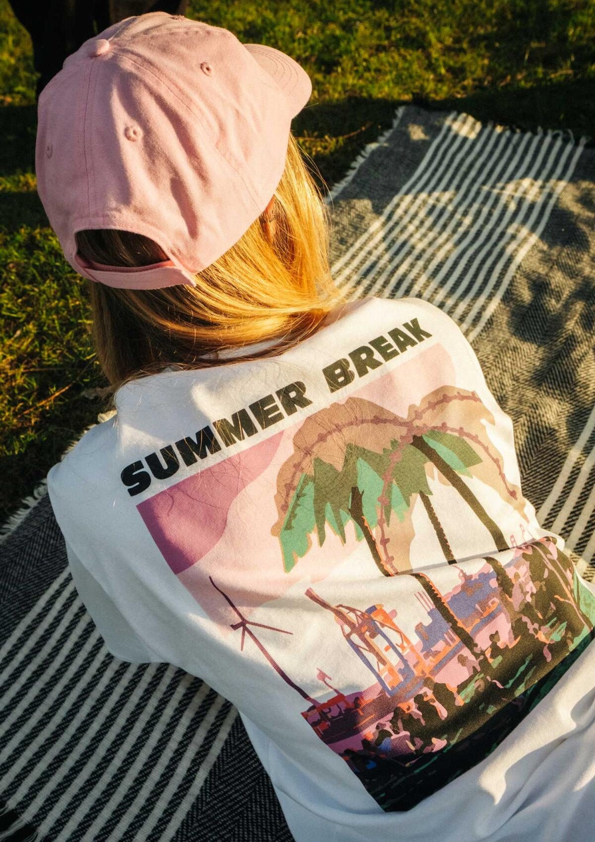 Kappe "Summer Vibes" pink