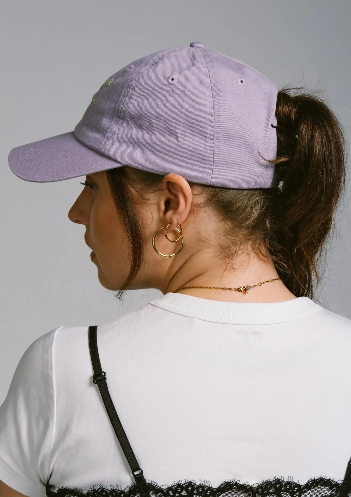 Kappe "Lavender / Lime"