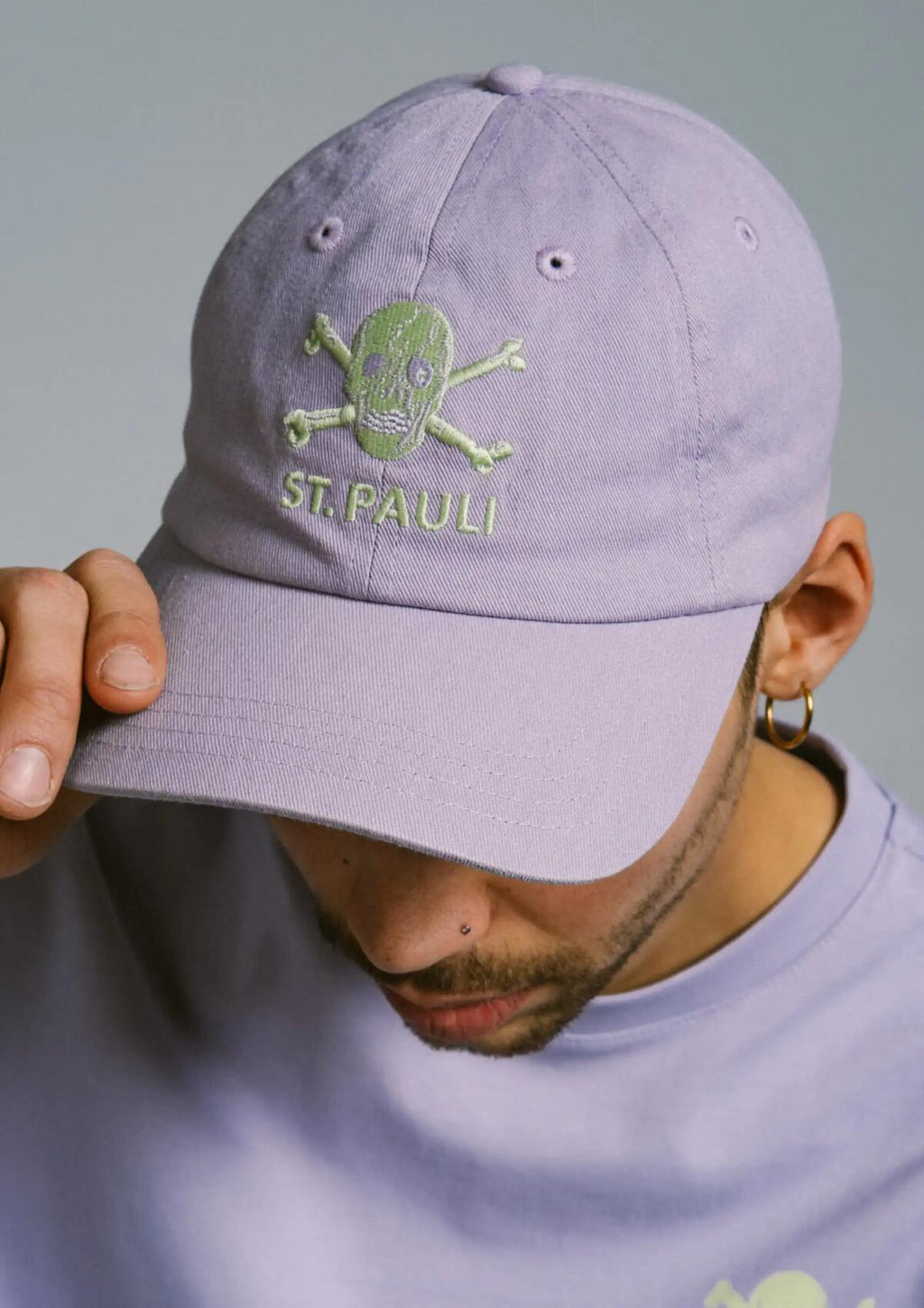 Kappe "Lavender / Lime"
