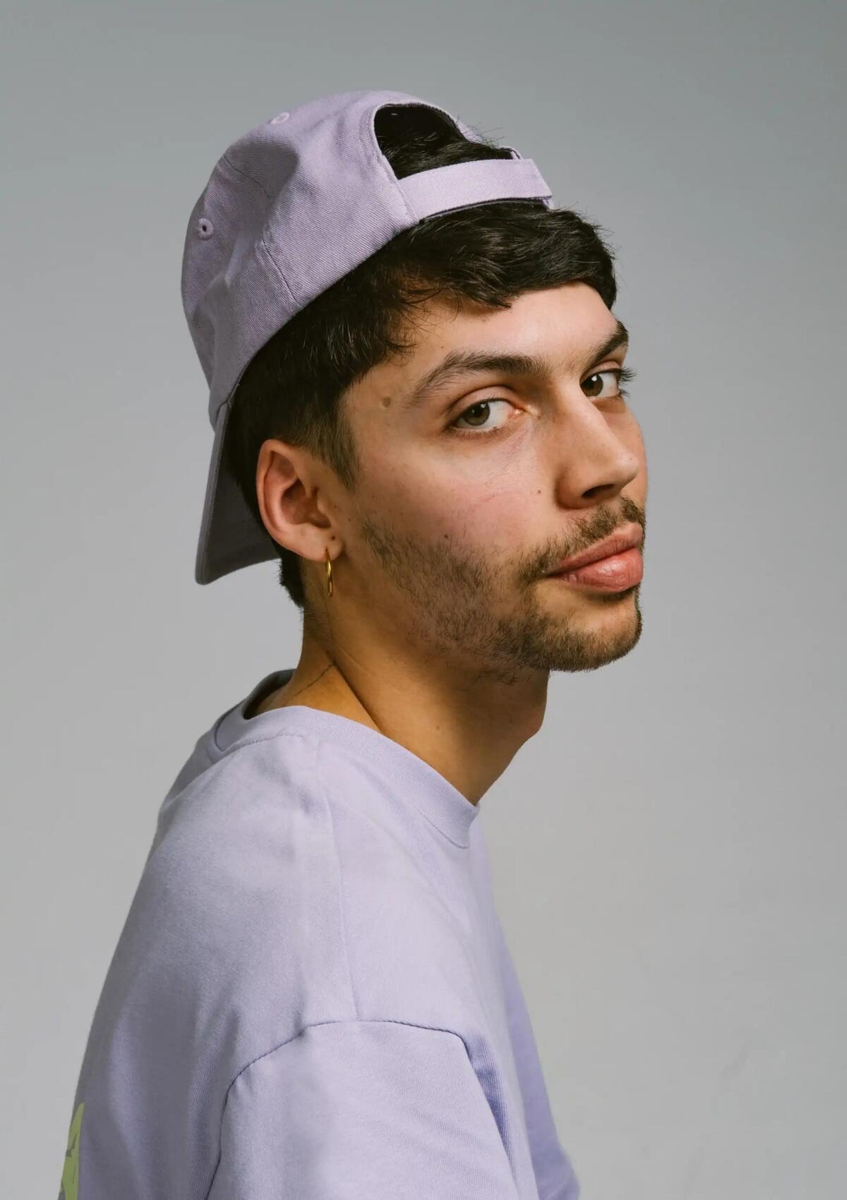Kappe "Lavender / Lime"
