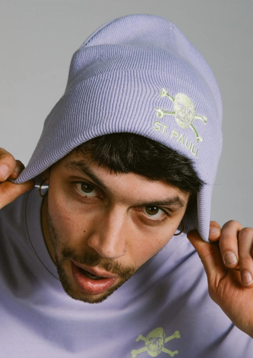 Mütze "Lavender / Lime"