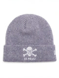 New Era Mütze Umschlag Totenkopf lila