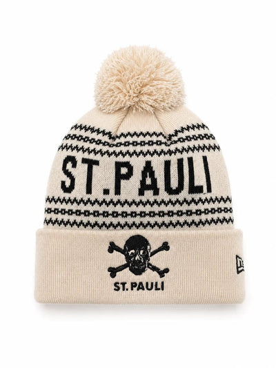 New Era Bommelmütze Totenkopf