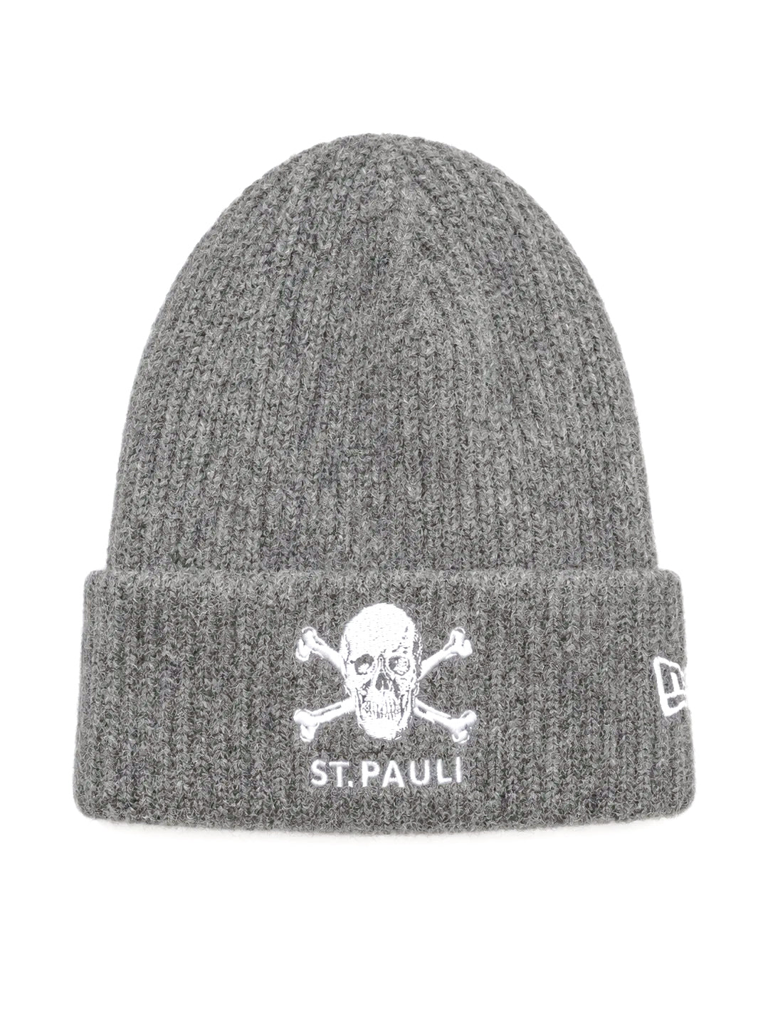 New Era Mütze Umschlag Totenkopf grau
