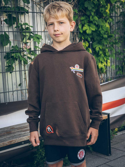 Kinder Kapuzenpullover "Rabauken Sticker"