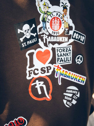 Kinder Kapuzenpullover "Rabauken Sticker"
