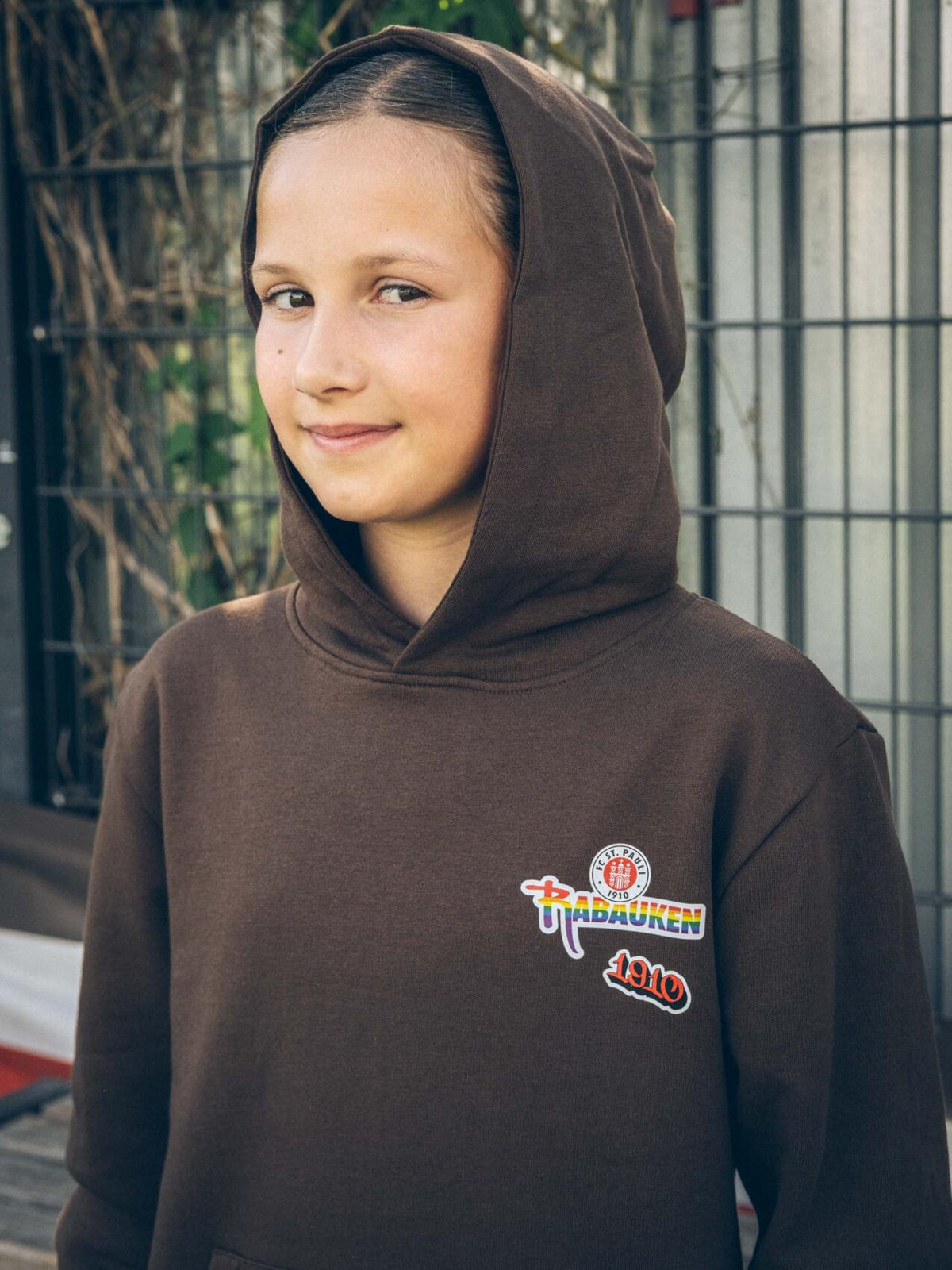 Kinder Kapuzenpullover "Rabauken Sticker"