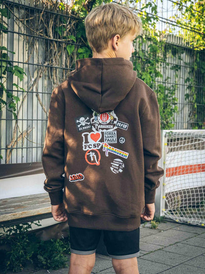 Kinder Kapuzenpullover "Rabauken Sticker"