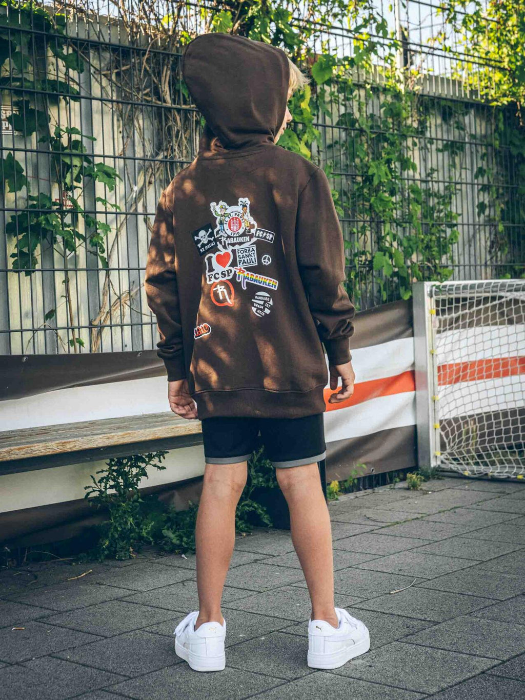 Kinder Kapuzenpullover "Rabauken Sticker"