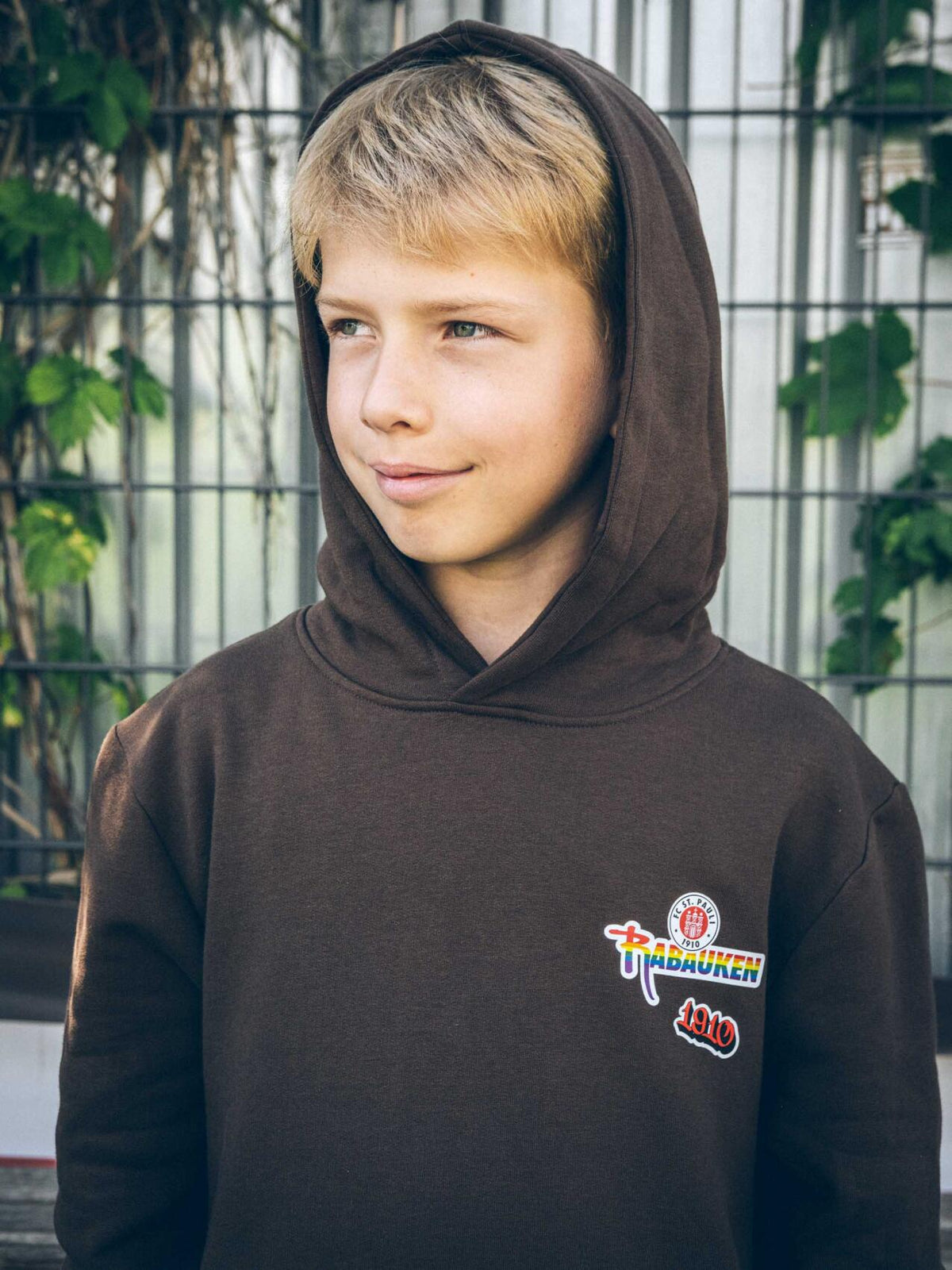 Kinder Kapuzenpullover "Rabauken Sticker"