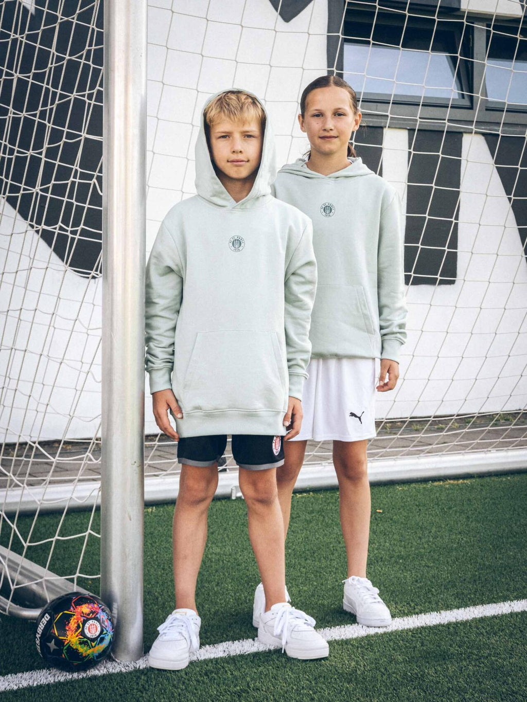 Kinder Kapuzenpullover "Rabauken mint"