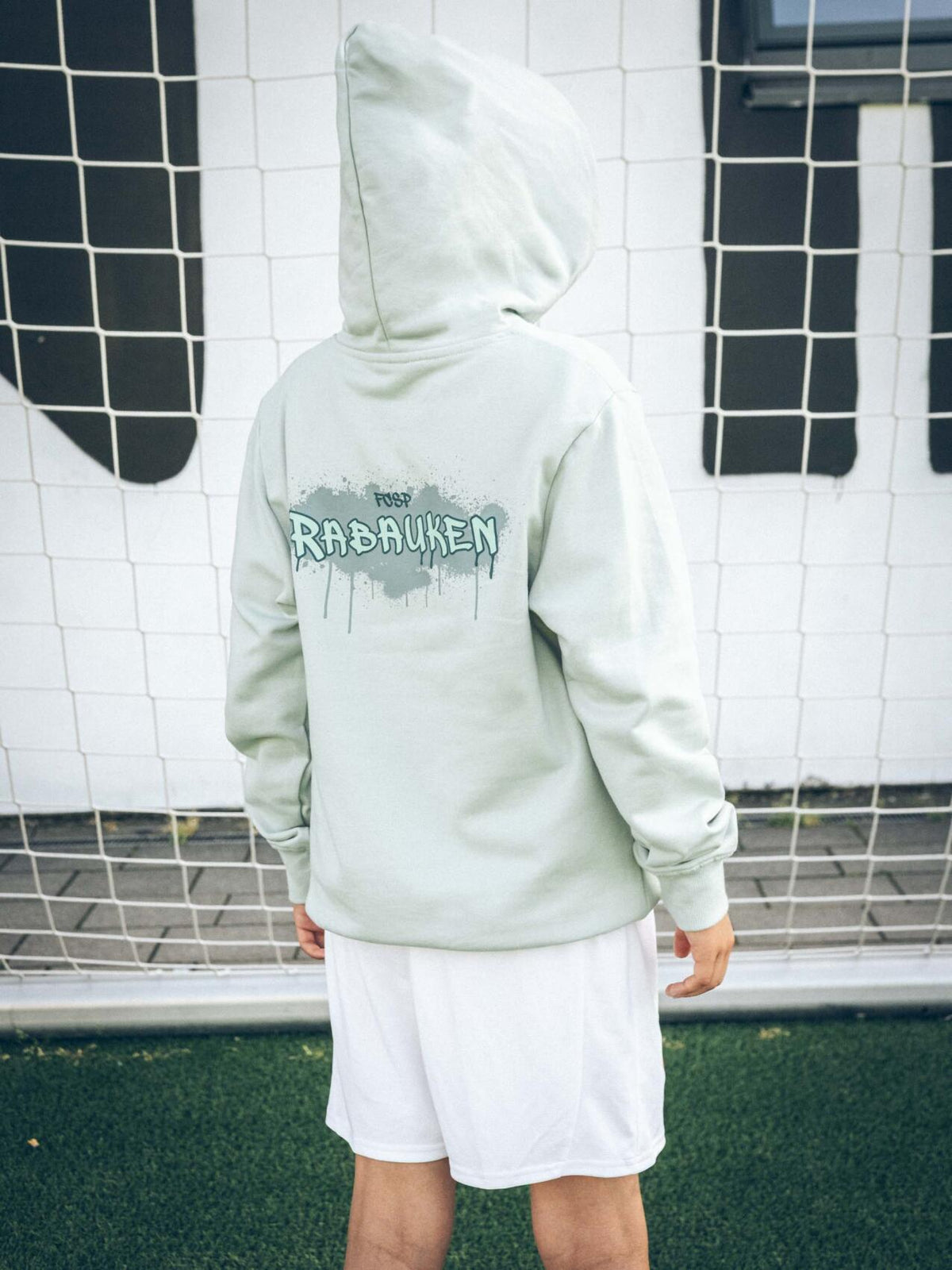 Kinder Kapuzenpullover "Rabauken mint"
