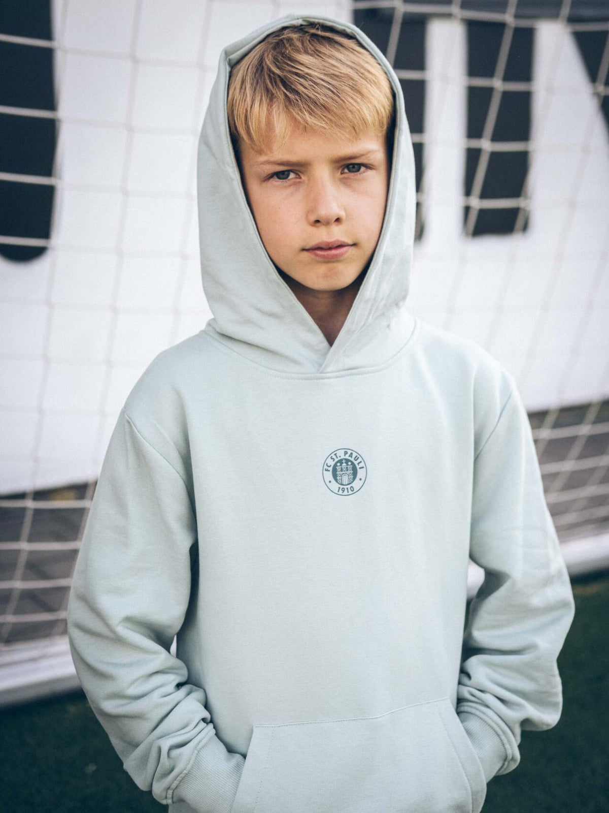 Kinder Kapuzenpullover "Rabauken mint"