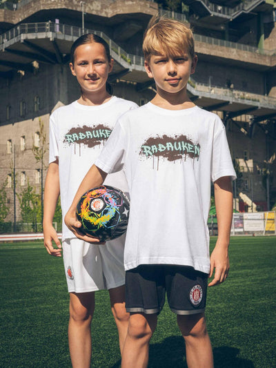 Kinder T-Shirt "Rabauken weiss"