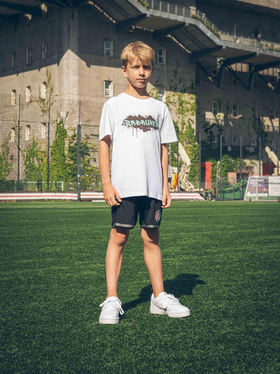 Kinder T-Shirt "Rabauken weiss"